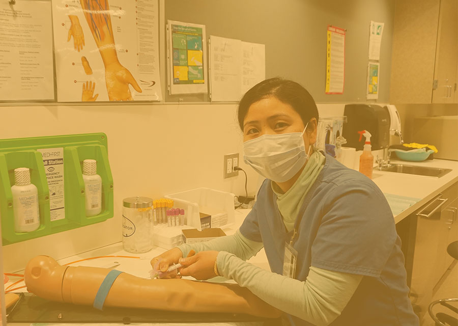 Student in nursing
